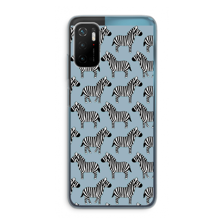 Zebra: Xiaomi Poco M3 Pro 5G Transparant Hoesje
