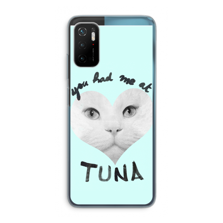 You had me at tuna: Xiaomi Poco M3 Pro 5G Transparant Hoesje