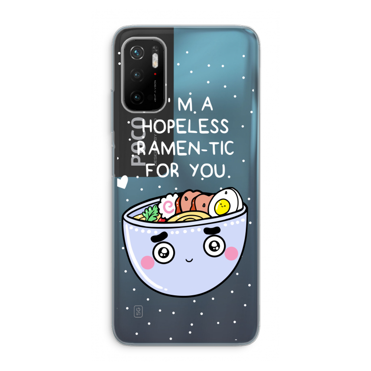 I'm A Hopeless Ramen-Tic For You: Xiaomi Poco M3 Pro 5G Transparant Hoesje