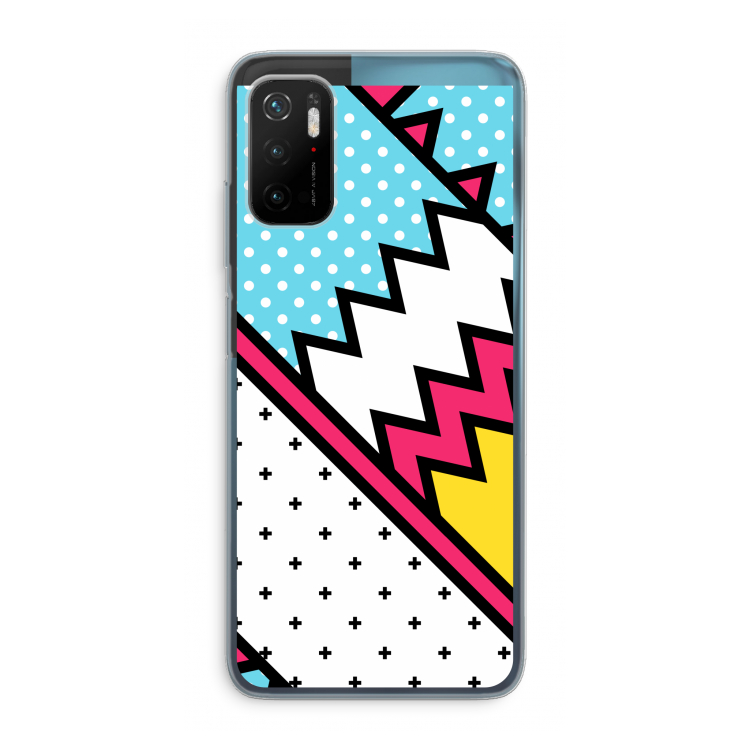 Pop Art #2: Xiaomi Poco M3 Pro 5G Transparant Hoesje