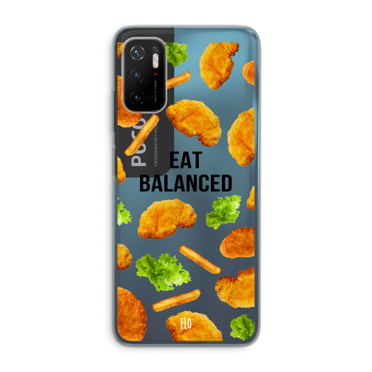 Eat Balanced: Xiaomi Poco M3 Pro 5G Transparant Hoesje