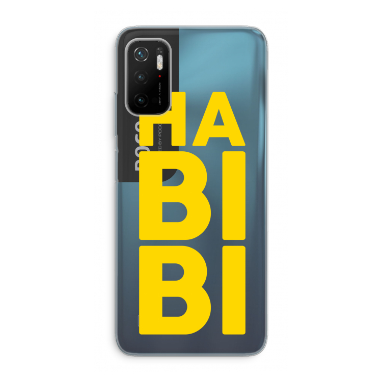 Habibi Blue: Xiaomi Poco M3 Pro 5G Transparant Hoesje