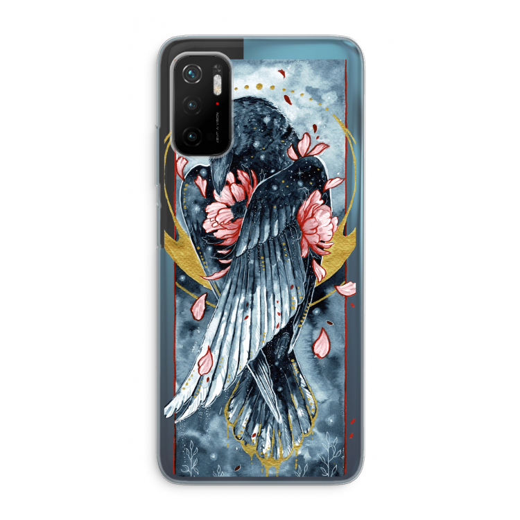 Golden Raven: Xiaomi Poco M3 Pro 5G Transparant Hoesje
