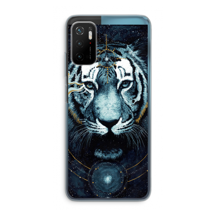 Darkness Tiger: Xiaomi Poco M3 Pro 5G Transparant Hoesje