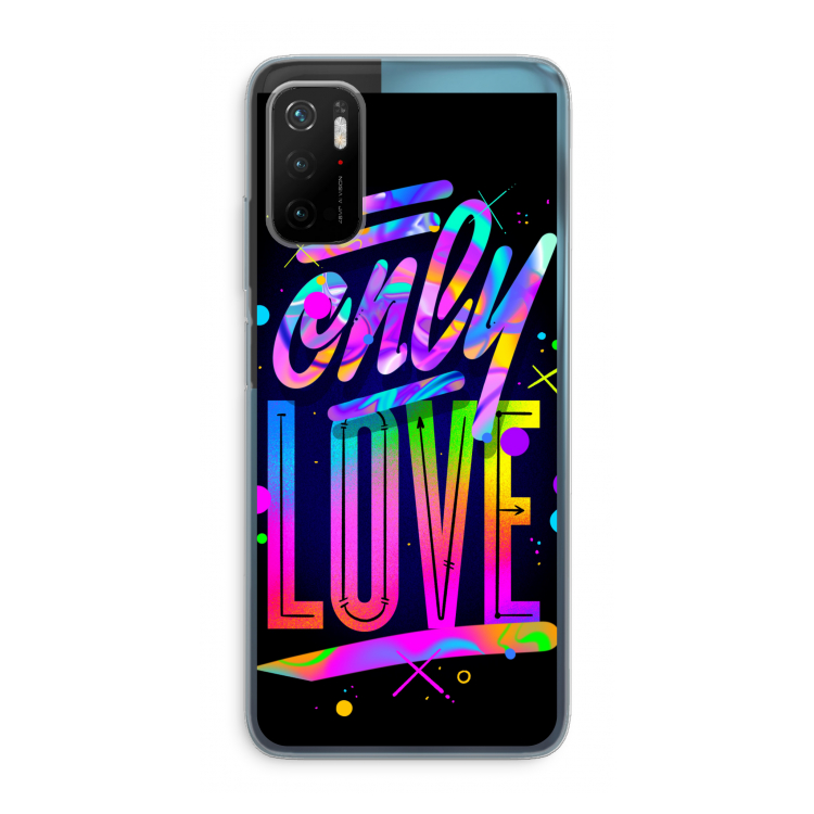 Only Love: Xiaomi Poco M3 Pro 5G Transparant Hoesje