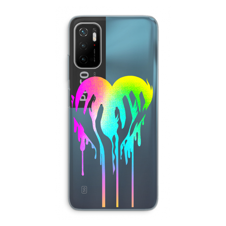 Hold My Heart: Xiaomi Poco M3 Pro 5G Transparant Hoesje