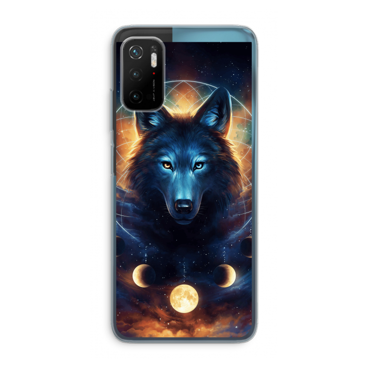 Wolf Dreamcatcher: Xiaomi Poco M3 Pro 5G Transparant Hoesje