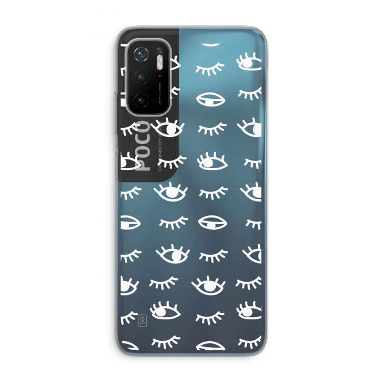 Eye pattern #3: Xiaomi Poco M3 Pro 5G Transparant Hoesje