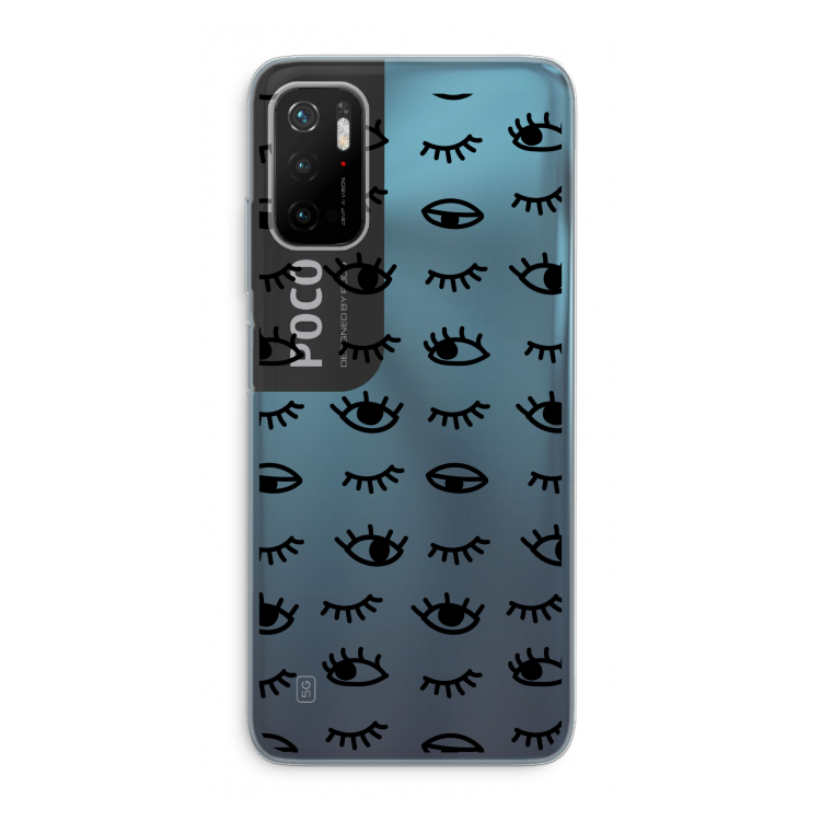 Eye pattern #2: Xiaomi Poco M3 Pro 5G Transparant Hoesje
