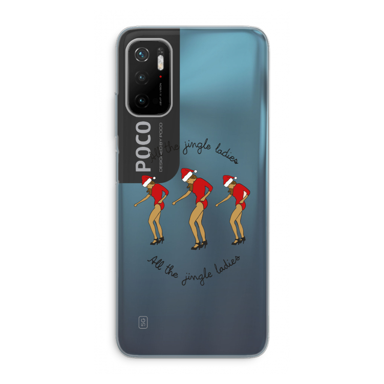 Jingle Ladies: Xiaomi Poco M3 Pro 5G Transparant Hoesje