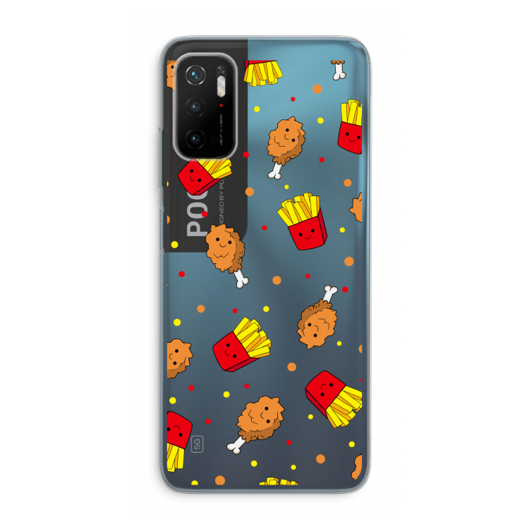 Chicken 'n Fries: Xiaomi Poco M3 Pro 5G Transparant Hoesje