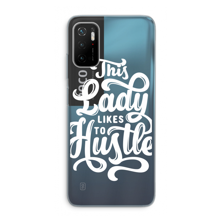 Hustle Lady: Xiaomi Poco M3 Pro 5G Transparant Hoesje