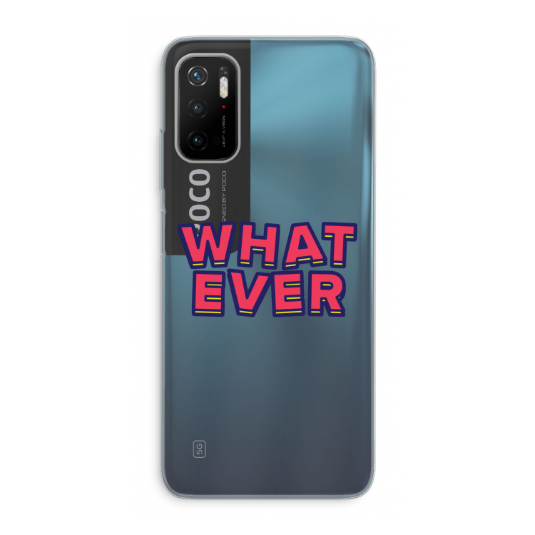 Whatever: Xiaomi Poco M3 Pro 5G Transparant Hoesje