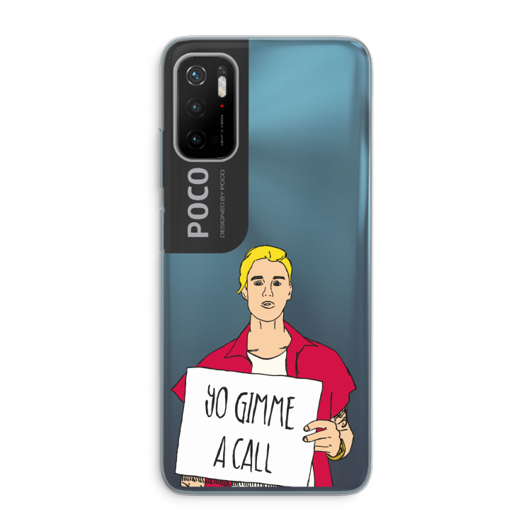 Gimme a call: Xiaomi Poco M3 Pro 5G Transparant Hoesje
