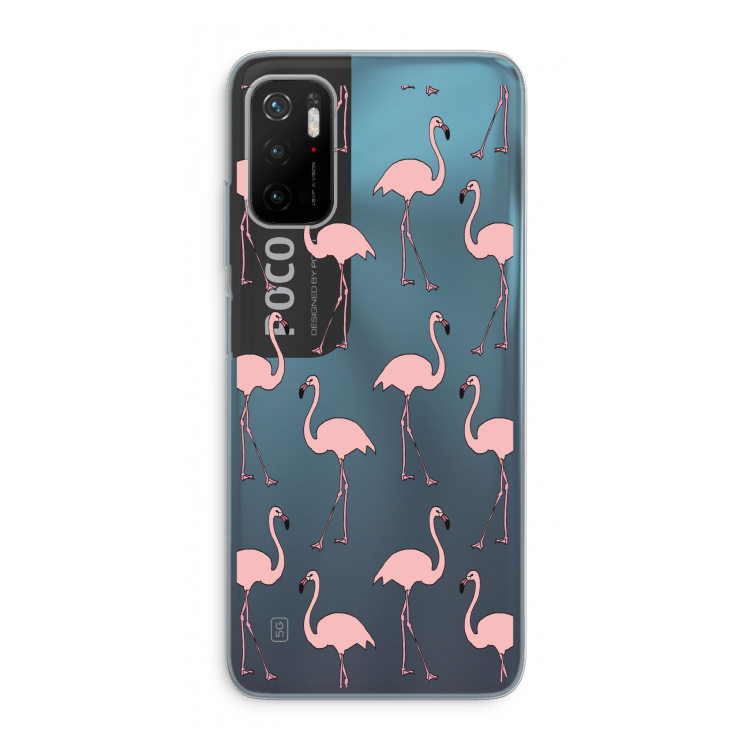 Anything Flamingoes: Xiaomi Poco M3 Pro 5G Transparant Hoesje