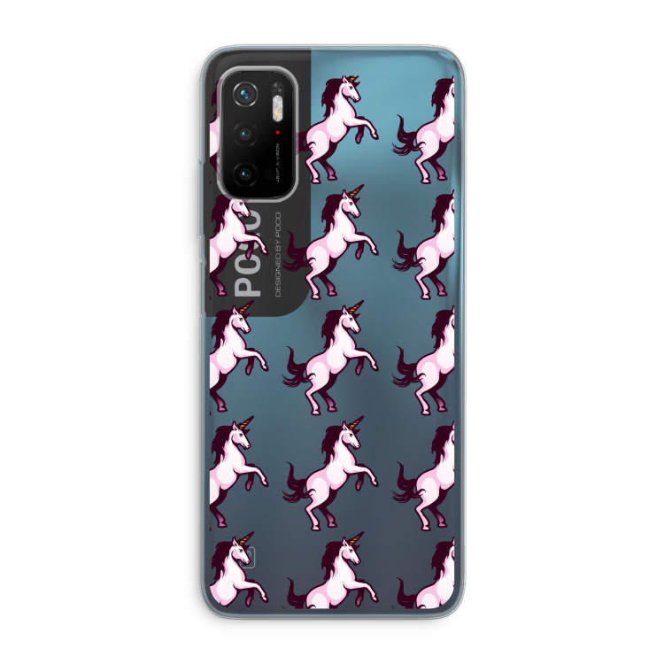 Musketon Unicorn: Xiaomi Poco M3 Pro 5G Transparant Hoesje