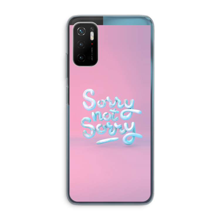 Sorry not sorry: Xiaomi Poco M3 Pro 5G Transparant Hoesje
