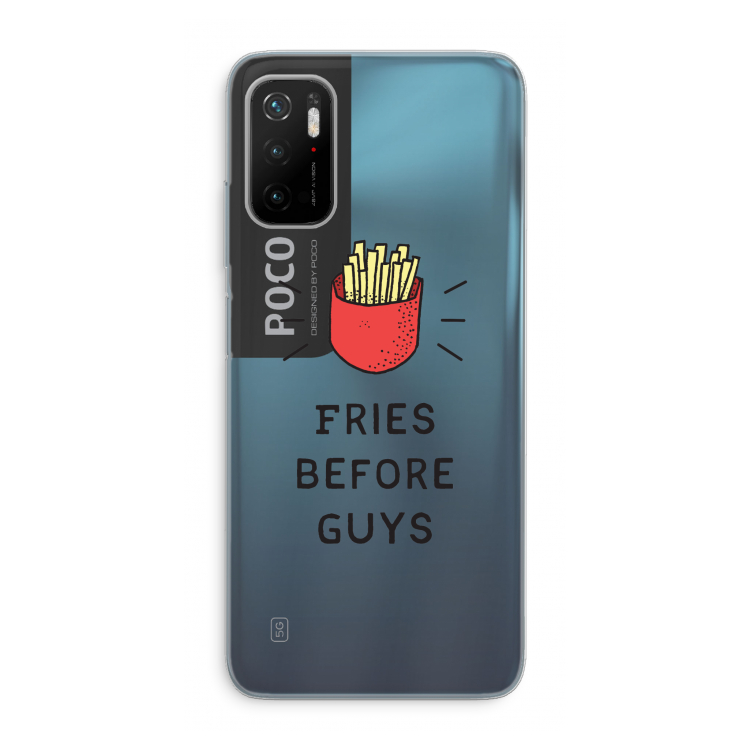 Fries before guys: Xiaomi Poco M3 Pro 5G Transparant Hoesje