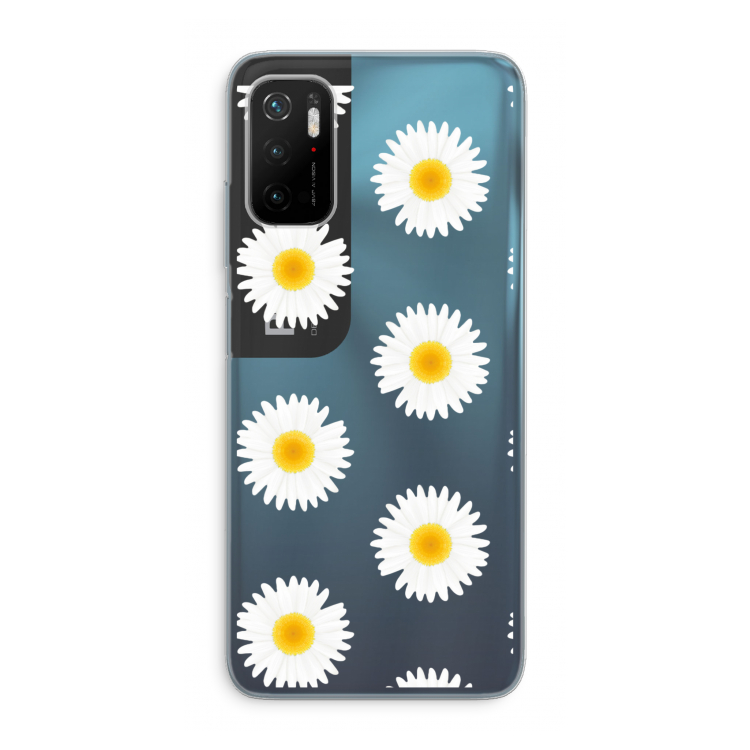Margrietjes: Xiaomi Poco M3 Pro 5G Transparant Hoesje