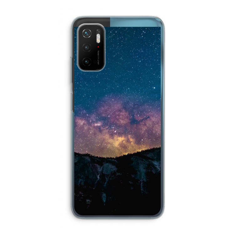 Travel to space: Xiaomi Poco M3 Pro 5G Transparant Hoesje