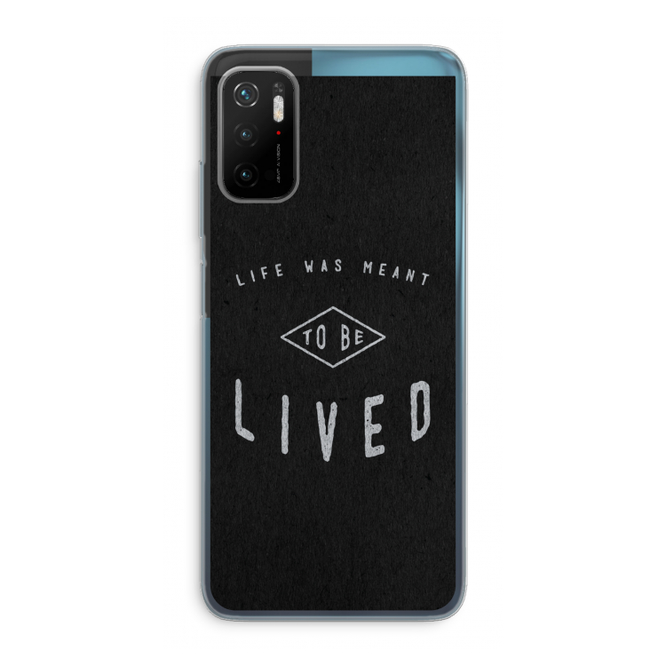 To be lived: Xiaomi Poco M3 Pro 5G Transparant Hoesje