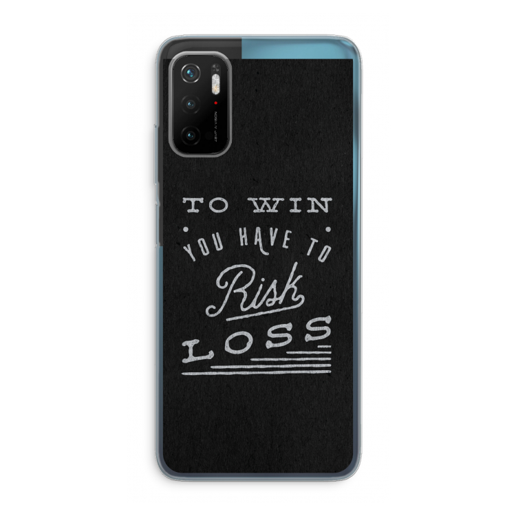 Risk loss: Xiaomi Poco M3 Pro 5G Transparant Hoesje