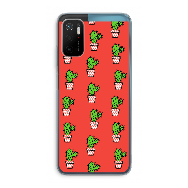 Mini cactus: Xiaomi Poco M3 Pro 5G Transparant Hoesje