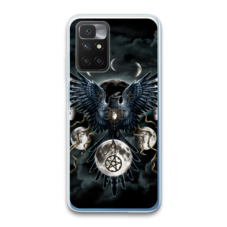 Sinister Wings: Xiaomi Redmi 10 Transparant Hoesje