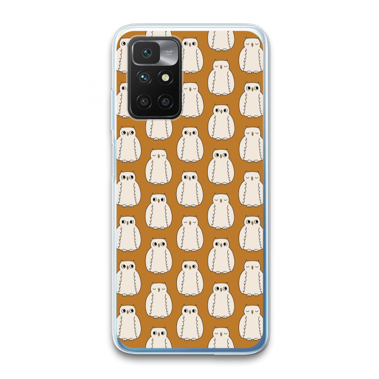 Uilen: Xiaomi Redmi 10 Transparant Hoesje