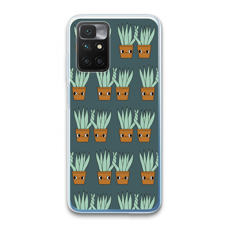 Sansevieria: Xiaomi Redmi 10 Transparant Hoesje