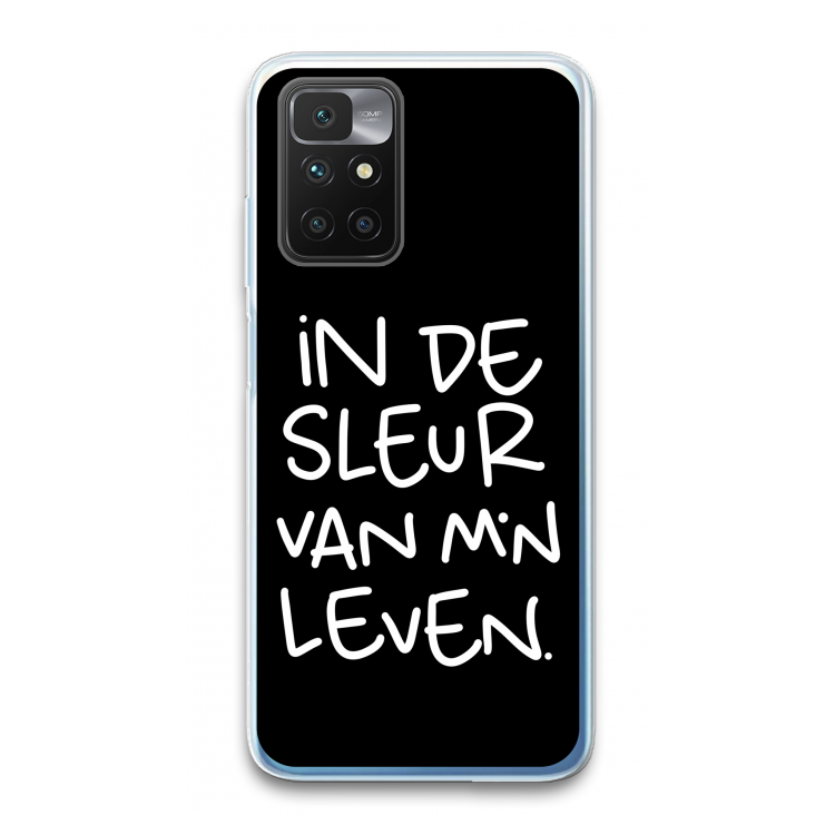 De Sleur: Xiaomi Redmi 10 Transparant Hoesje