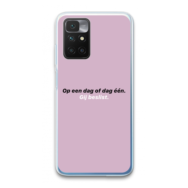 gij beslist: Xiaomi Redmi 10 Transparant Hoesje