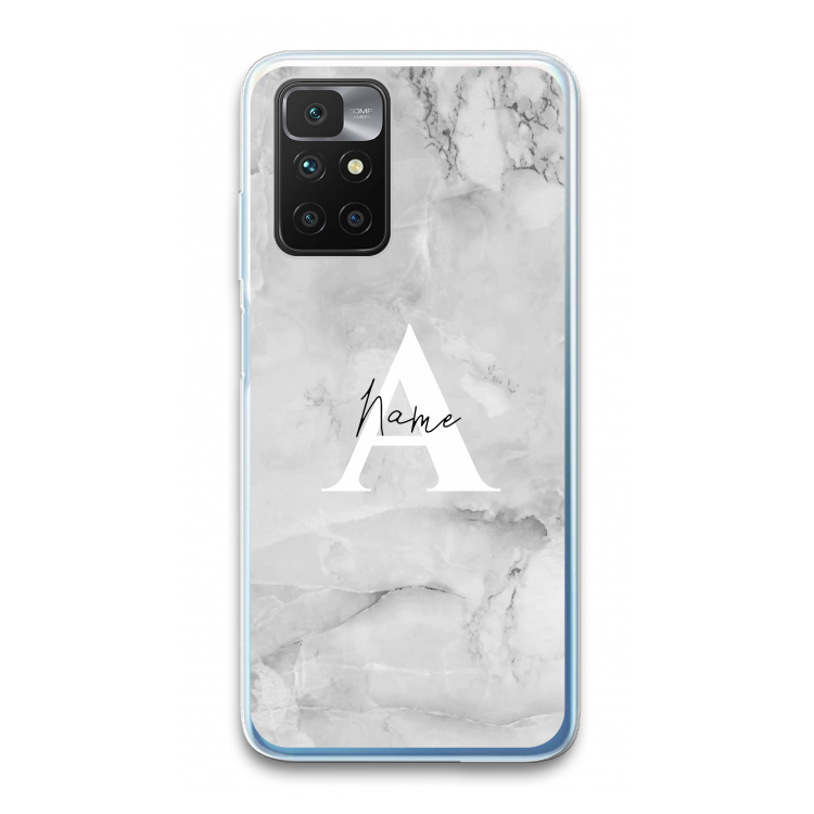 Ivory Marble: Xiaomi Redmi 10 Transparant Hoesje