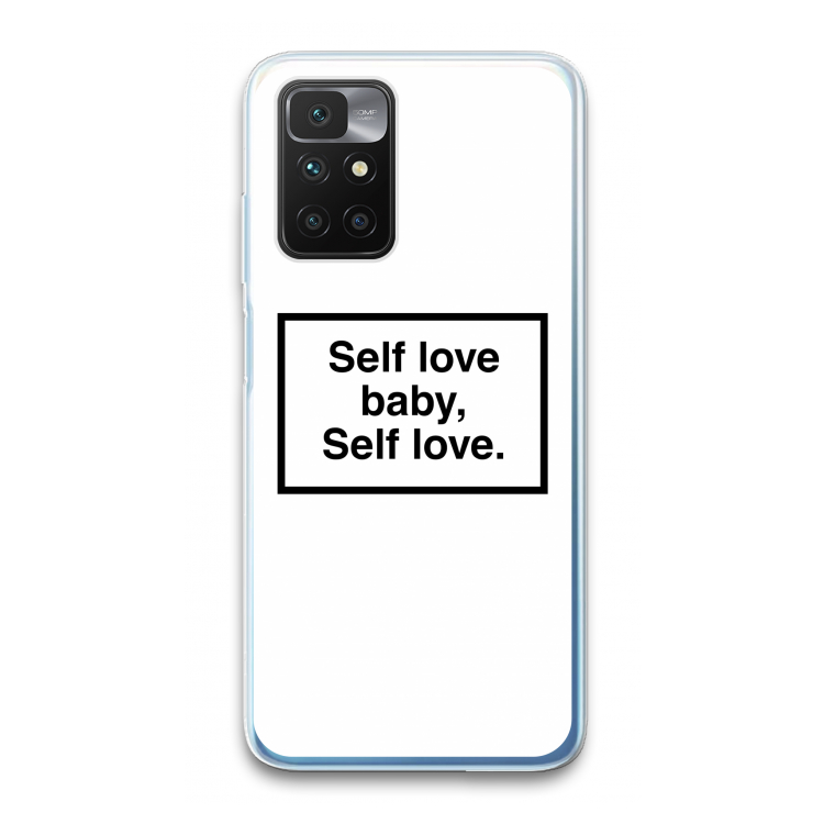 Self love: Xiaomi Redmi 10 Transparant Hoesje
