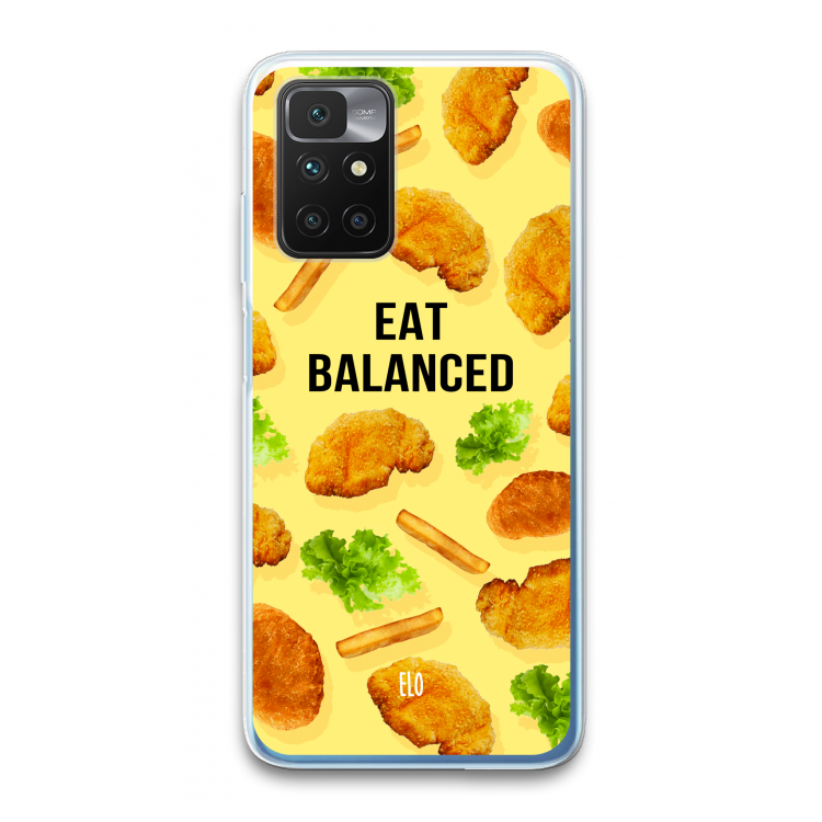 Eat Balanced: Xiaomi Redmi 10 Transparant Hoesje