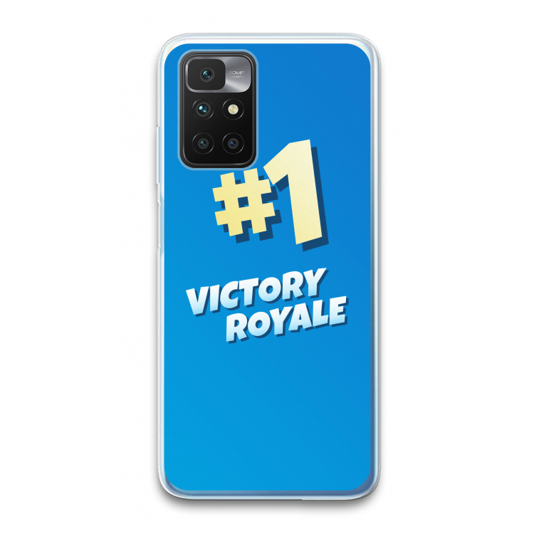 Victory Royale: Xiaomi Redmi 10 Transparant Hoesje