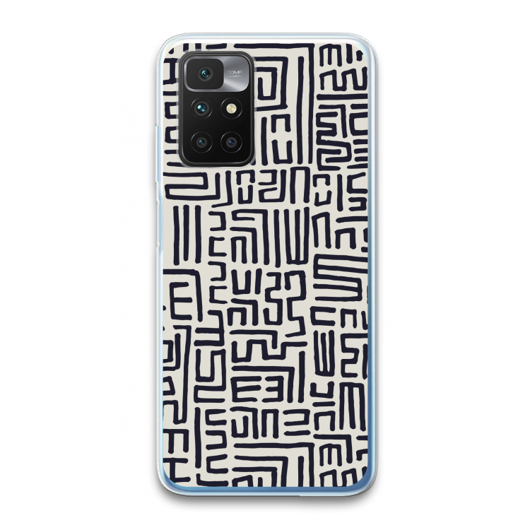 Moroccan Print: Xiaomi Redmi 10 Transparant Hoesje