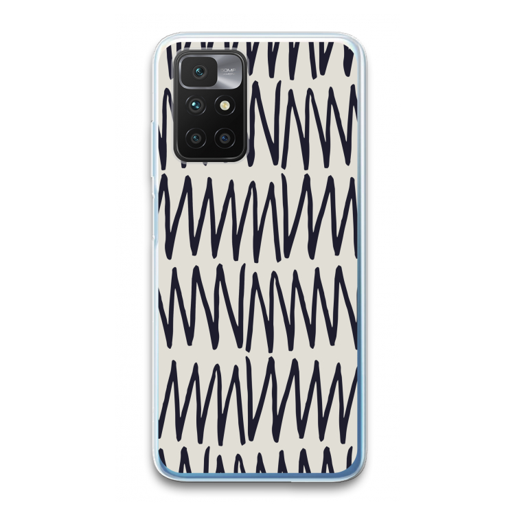 Marrakech Zigzag: Xiaomi Redmi 10 Transparant Hoesje