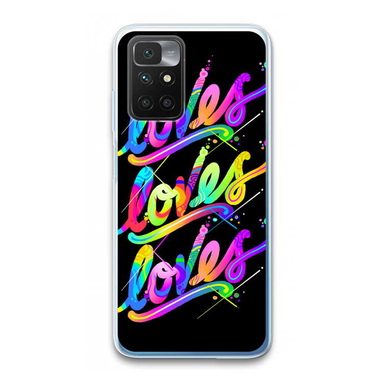 Loves: Xiaomi Redmi 10 Transparant Hoesje