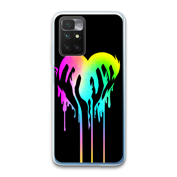 Hold My Heart: Xiaomi Redmi 10 Transparant Hoesje