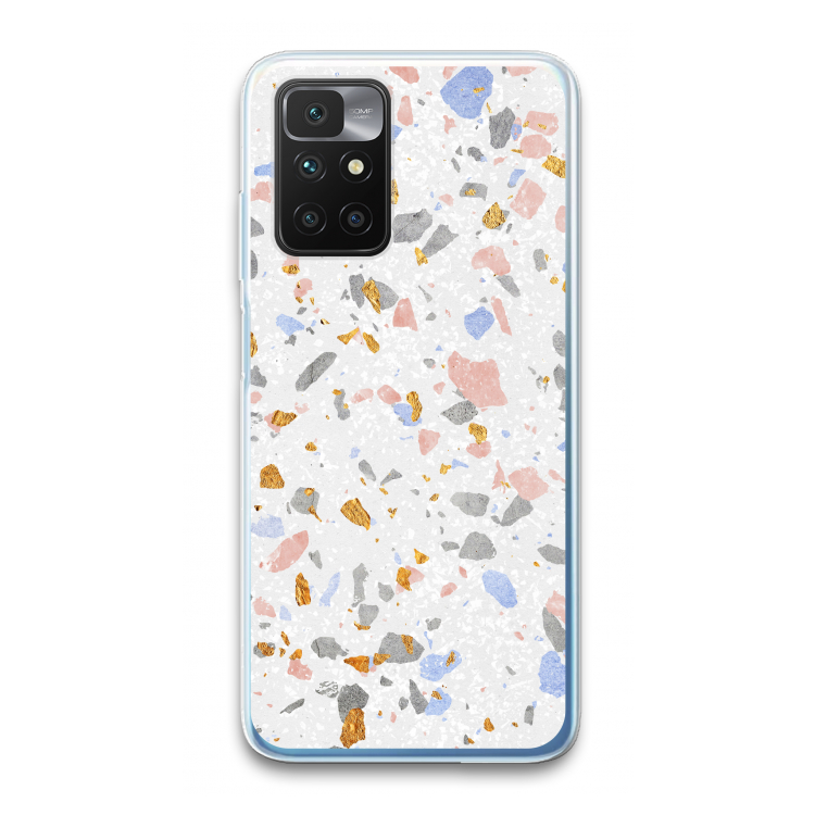 Terrazzo N°8: Xiaomi Redmi 10 Transparant Hoesje