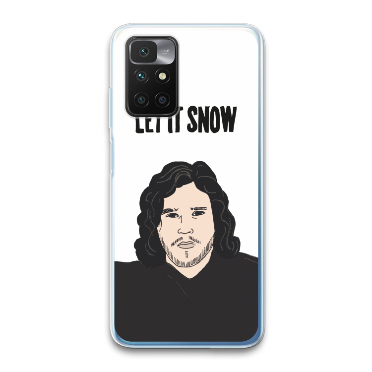 Let It Snow: Xiaomi Redmi 10 Transparant Hoesje