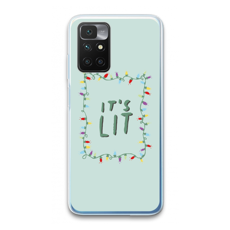 It's Lit: Xiaomi Redmi 10 Transparant Hoesje