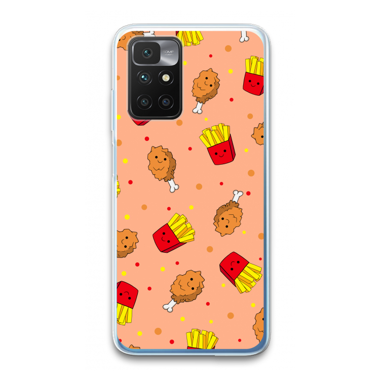 Chicken 'n Fries: Xiaomi Redmi 10 Transparant Hoesje