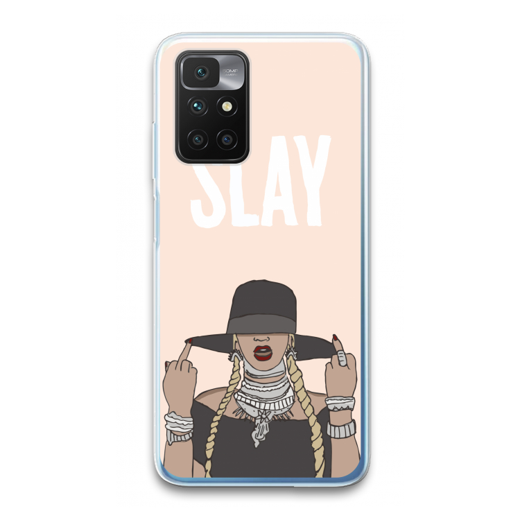 Slay All Day: Xiaomi Redmi 10 Transparant Hoesje