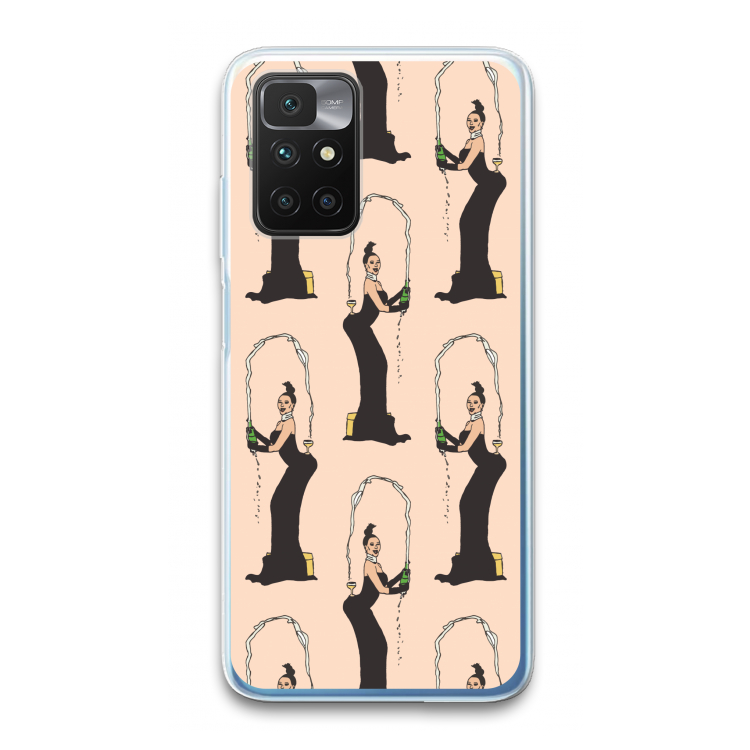 Pop Some Kim: Xiaomi Redmi 10 Transparant Hoesje