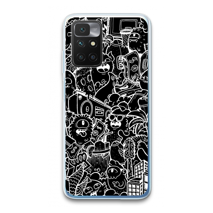 Vexx Black City : Xiaomi Redmi 10 Transparant Hoesje
