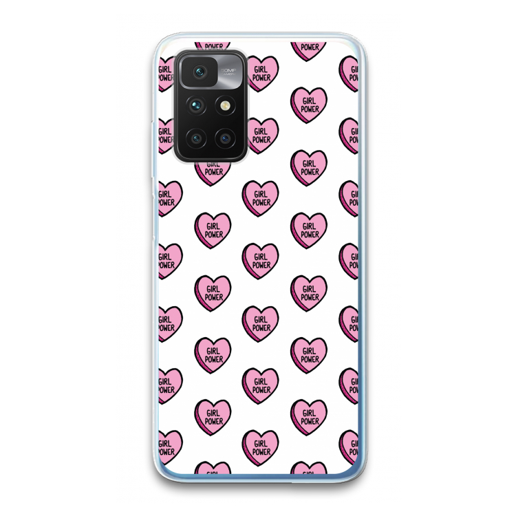 GIRL POWER: Xiaomi Redmi 10 Transparant Hoesje