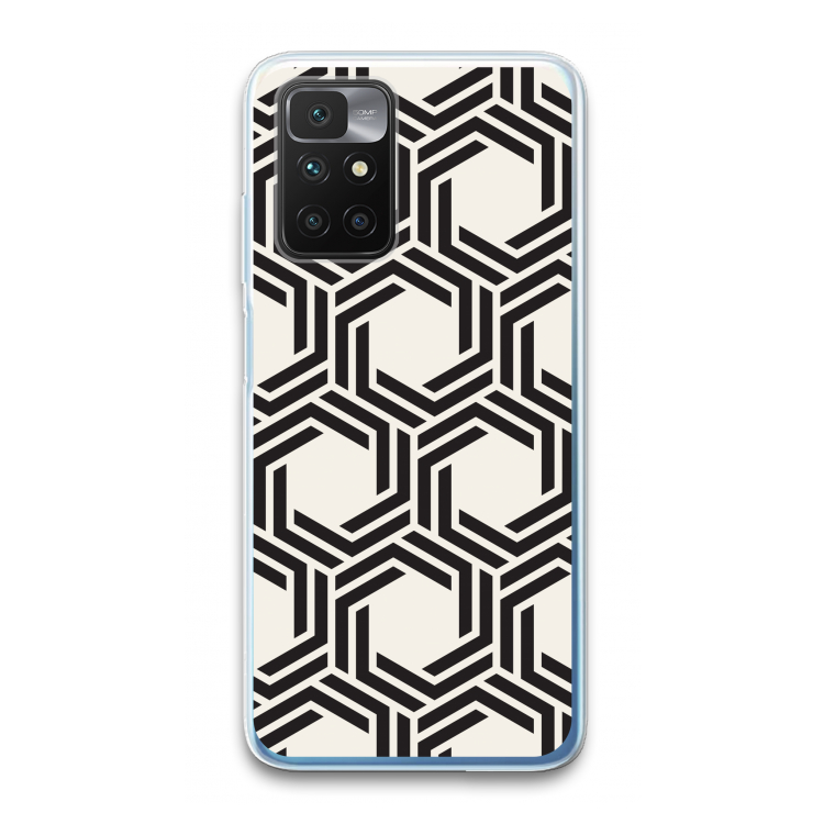 Geometrisch patroon: Xiaomi Redmi 10 Transparant Hoesje
