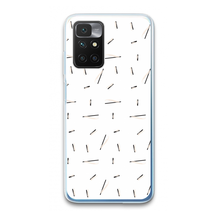 Hipster stripes: Xiaomi Redmi 10 Transparant Hoesje